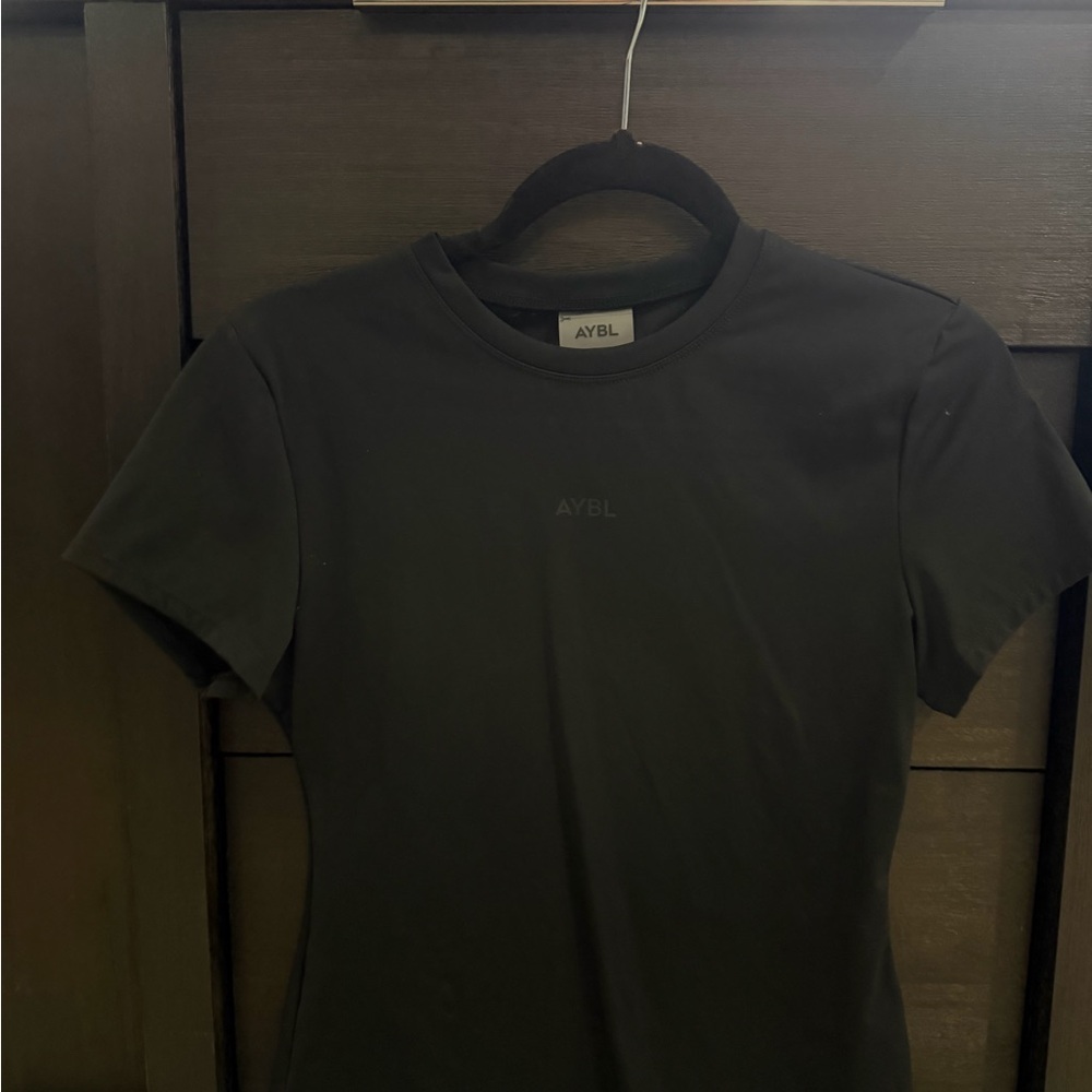AYBL Black Workout Tee.